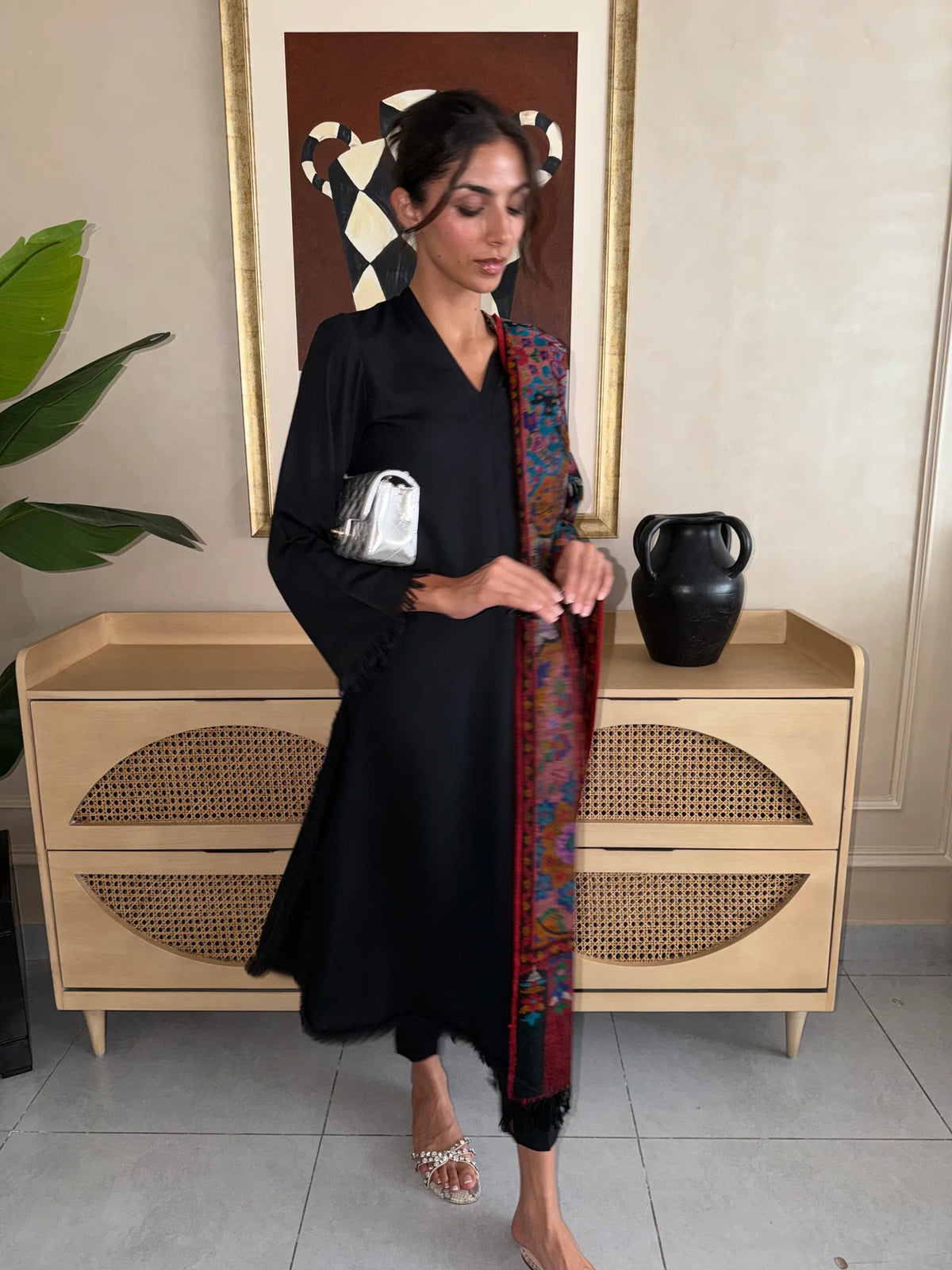 BLACK DHAAGA SET | NEW IN | SAK ATELIER