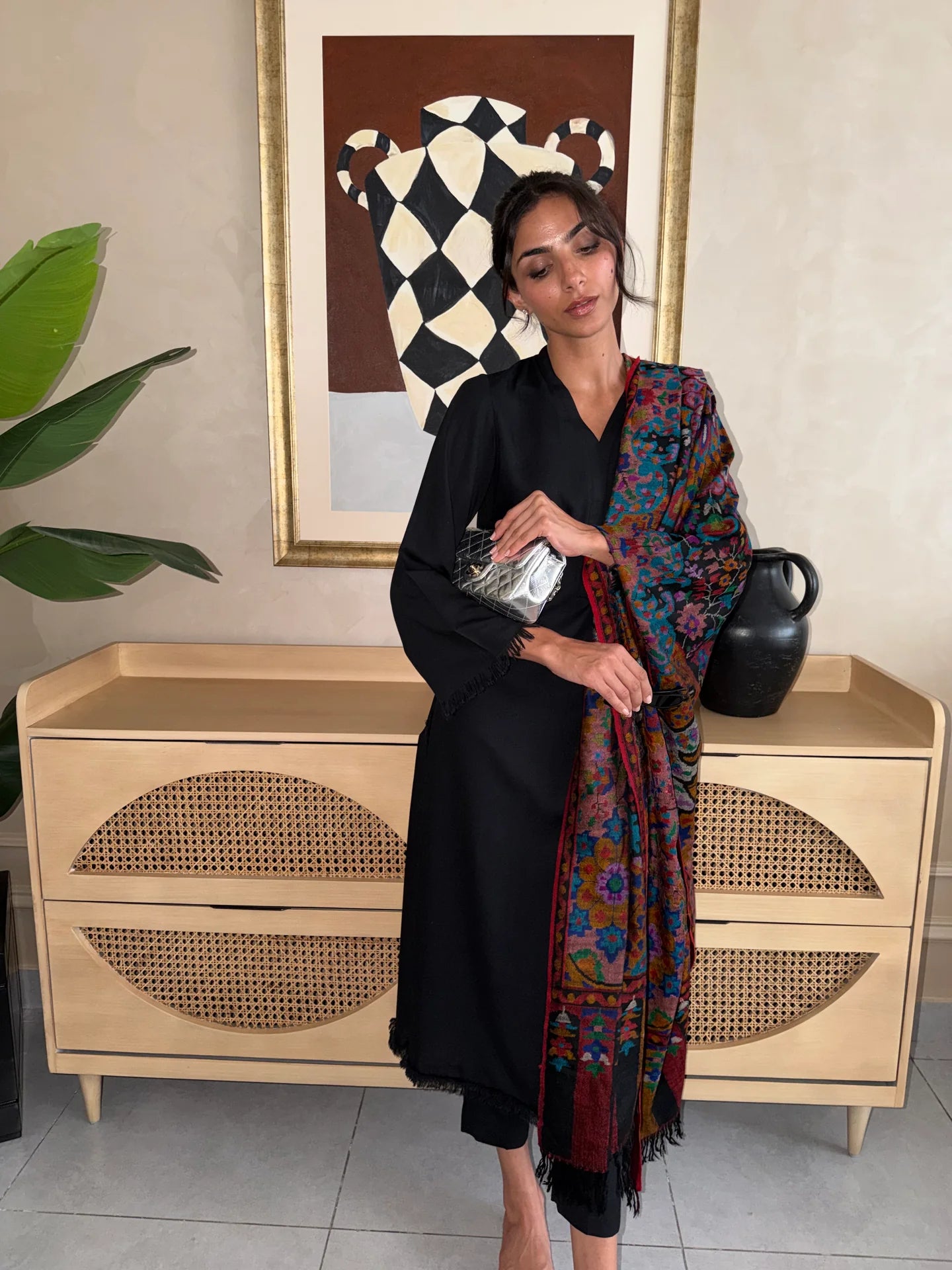 BLACK DHAAGA SET | NEW IN | SAK ATELIER