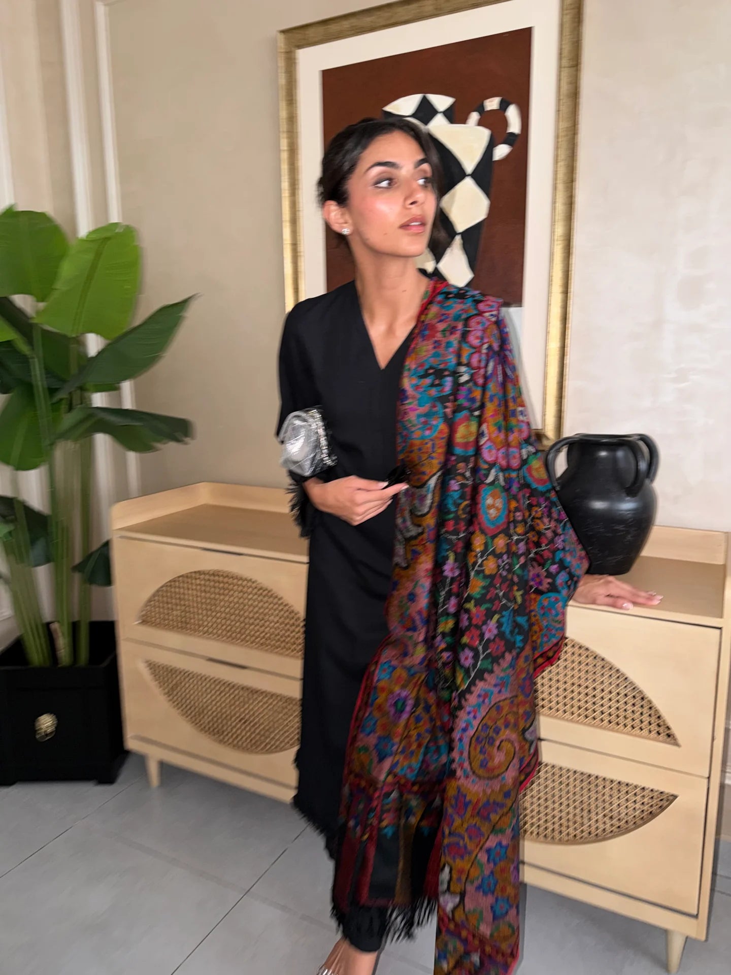 BLACK DHAAGA SET | NEW IN | SAK ATELIER
