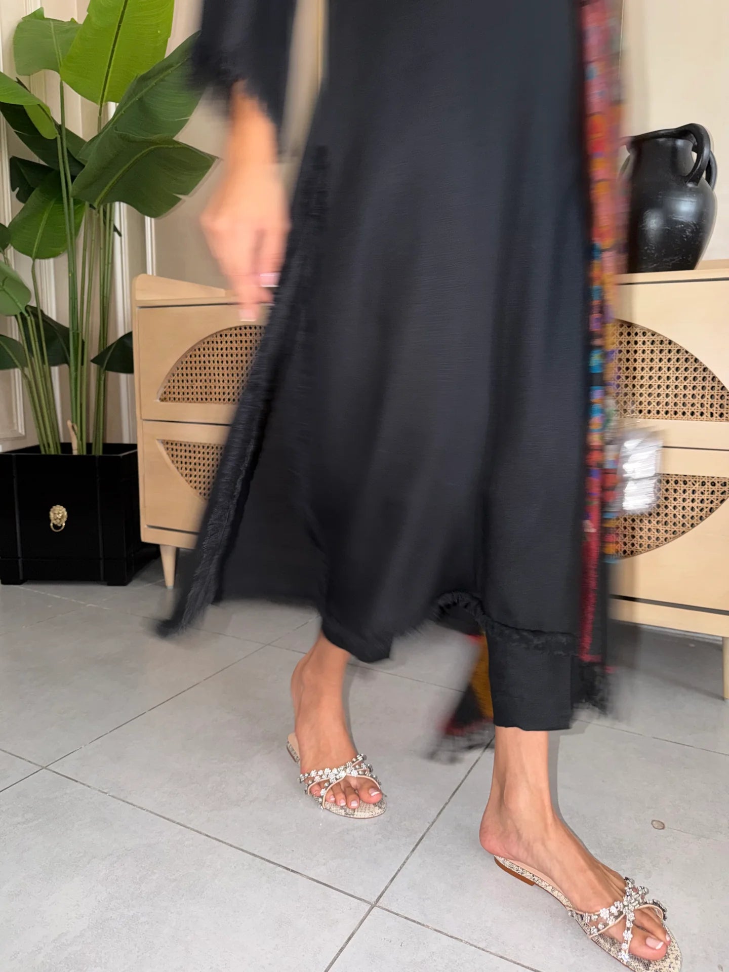 BLACK DHAAGA SET | NEW IN | SAK ATELIER