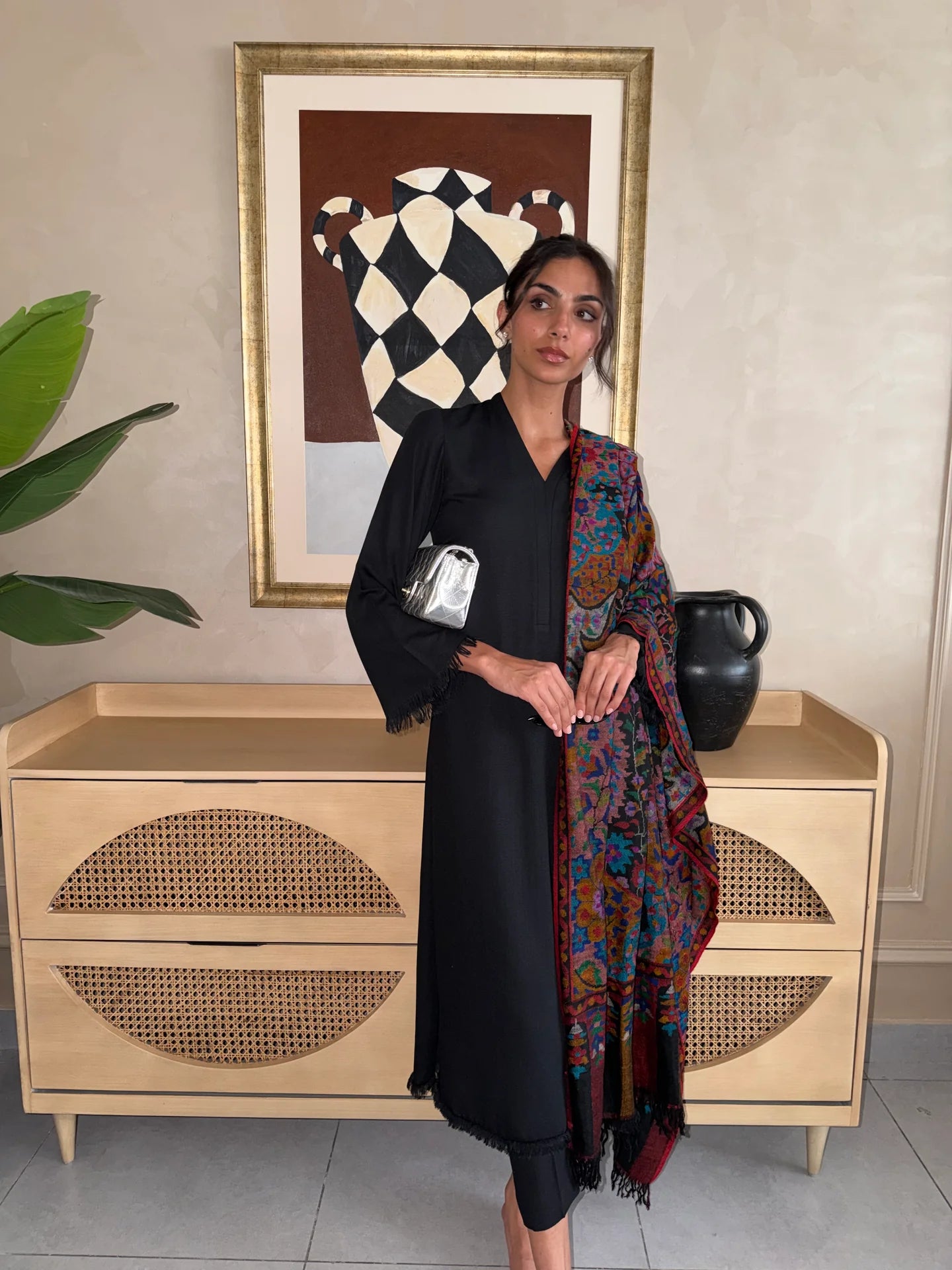 BLACK DHAAGA SET | NEW IN | SAK ATELIER