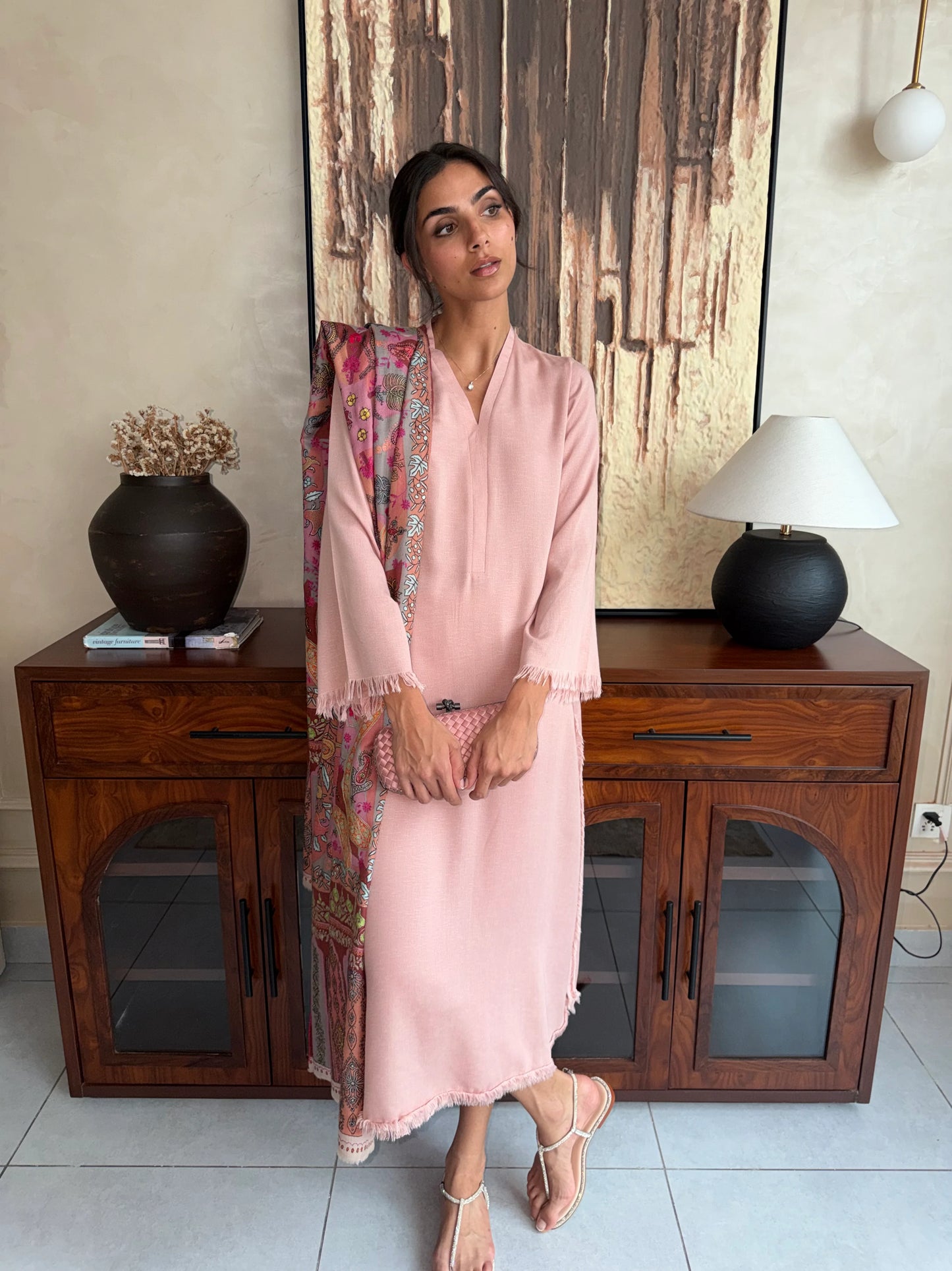 TEA PINK DHAAGA SET | NEW IN | SAK ATELIER