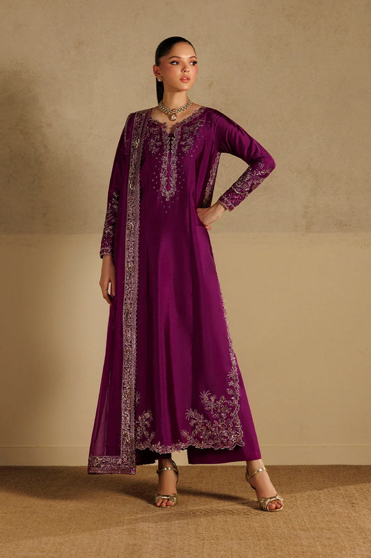 UE-736 Embroidered Sheesha Silk | Formals ‘26 | Iznik