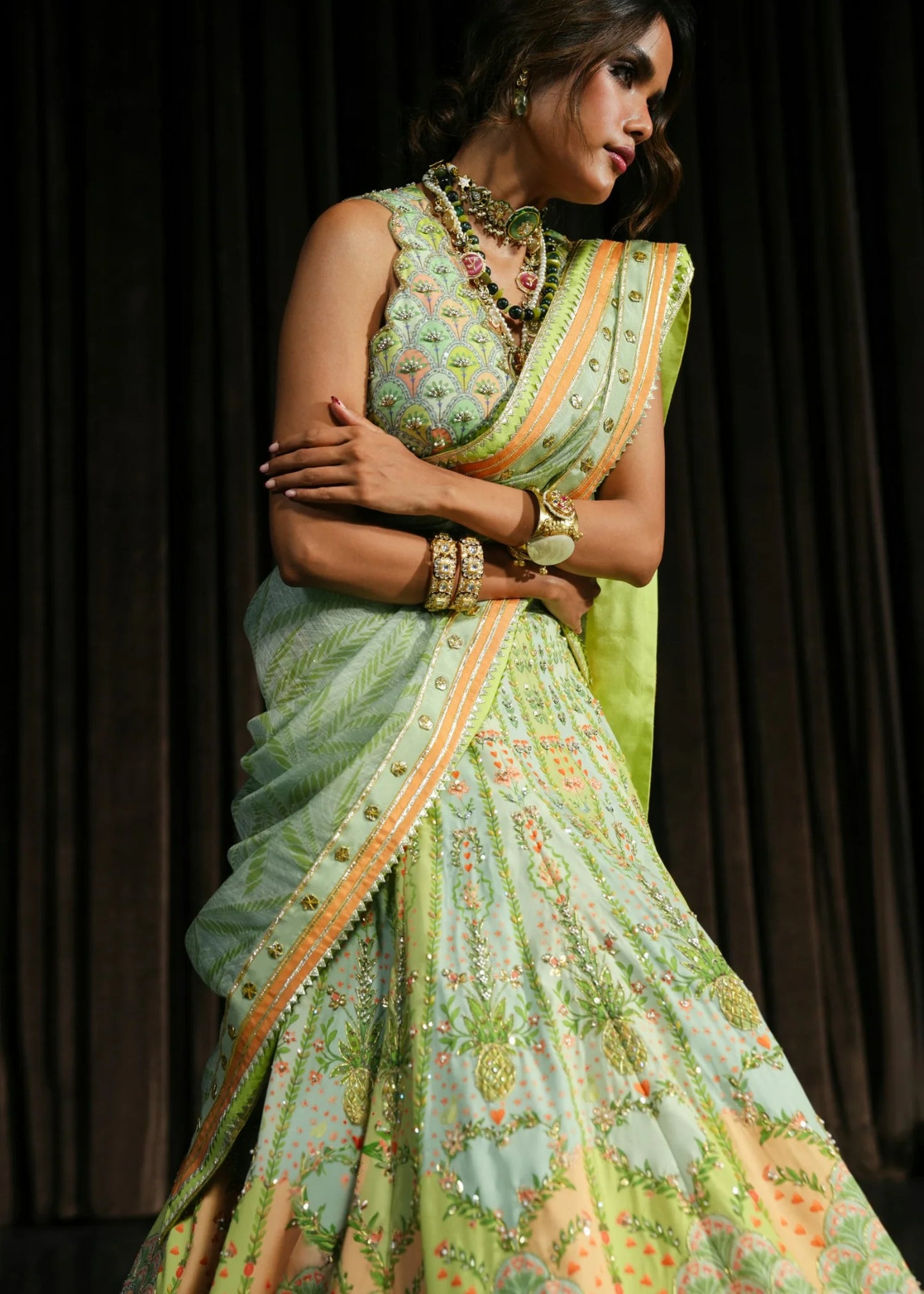 Mutiyaar |  Eid Prints | CRIMSON