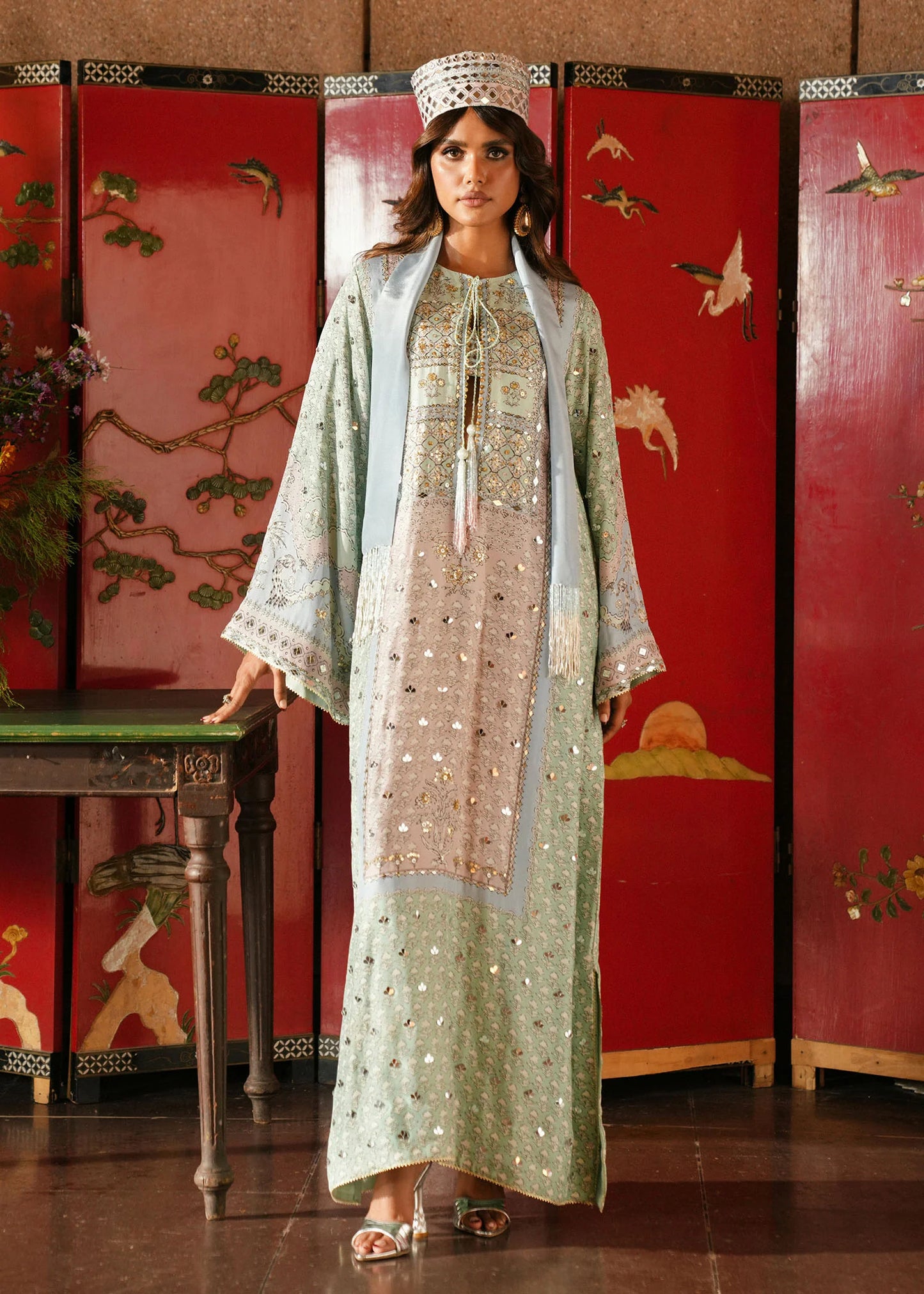 Jhilmil - Mint |  Eid Prints | CRIMSON