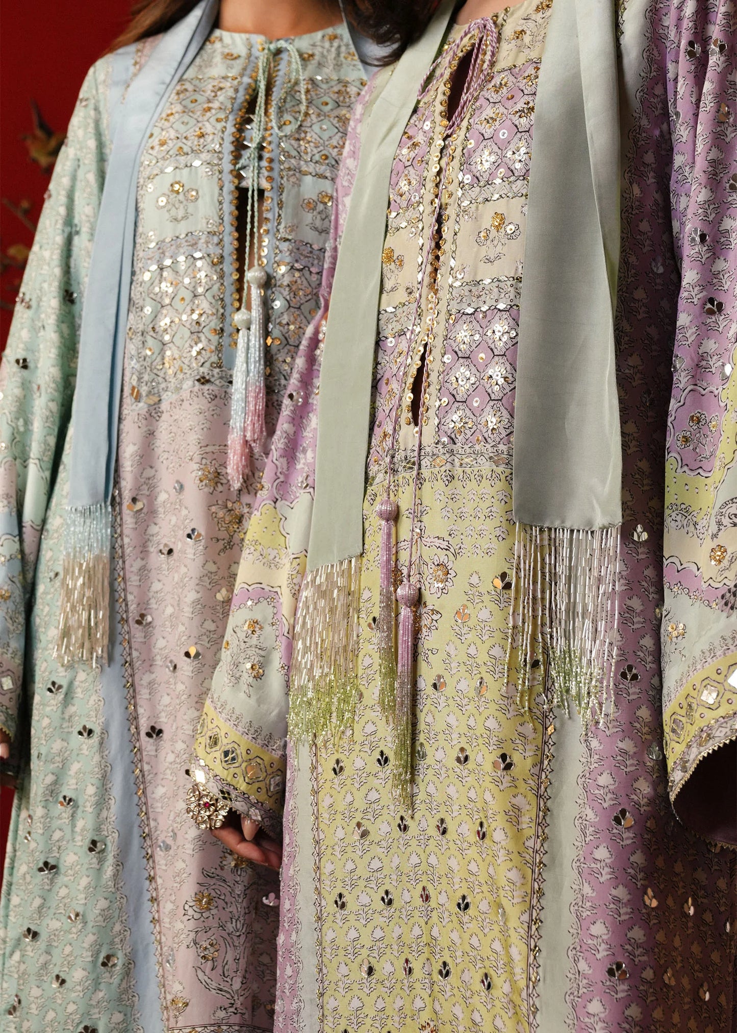 Jhilmil - Mint |  Eid Prints | CRIMSON