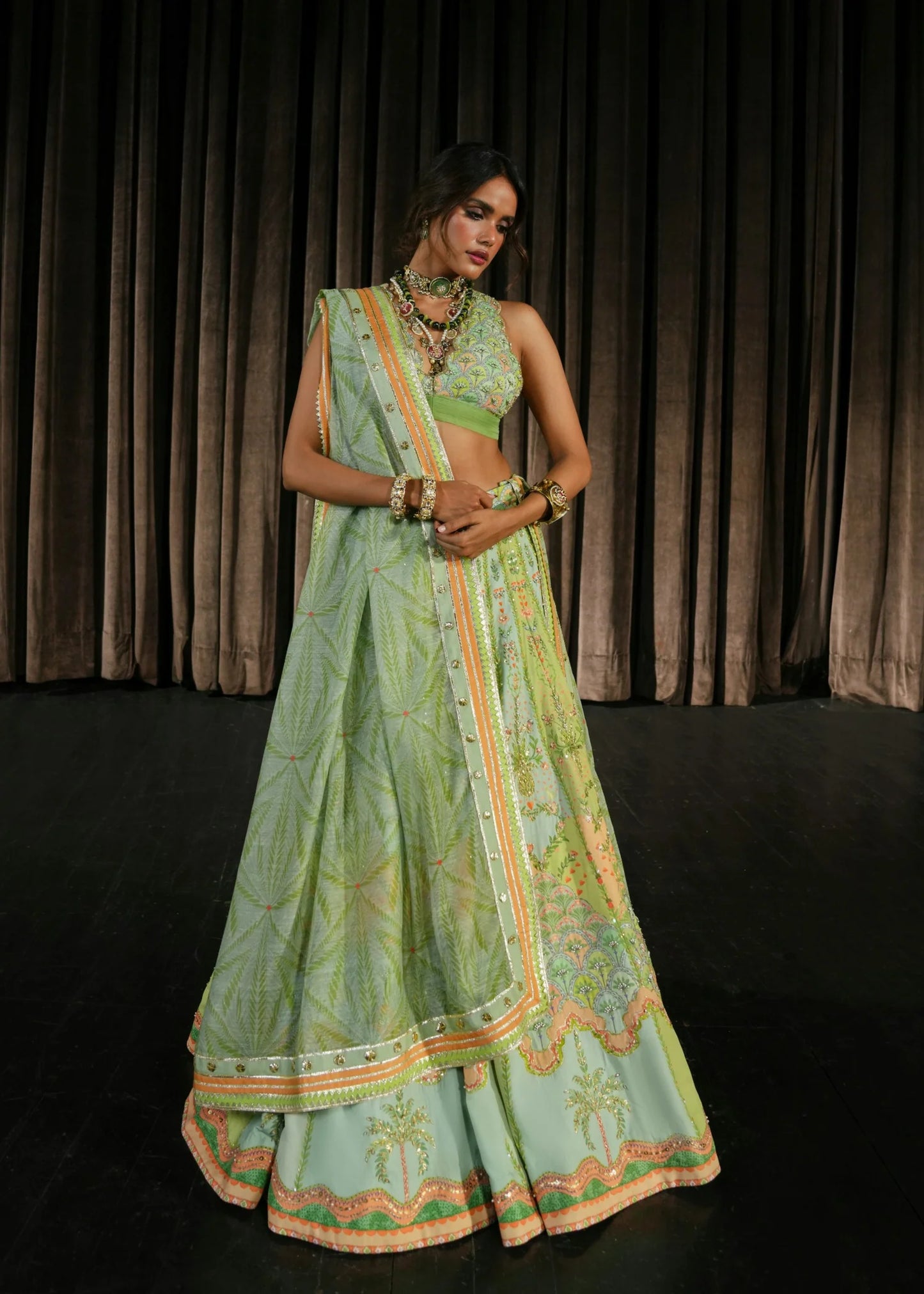 Mutiyaar |  Eid Prints | CRIMSON