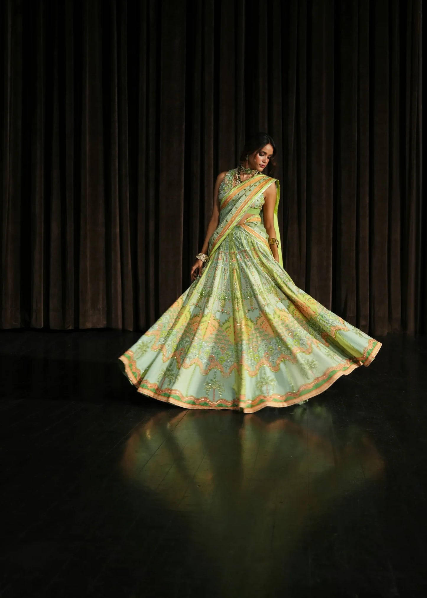 Mutiyaar |  Eid Prints | CRIMSON