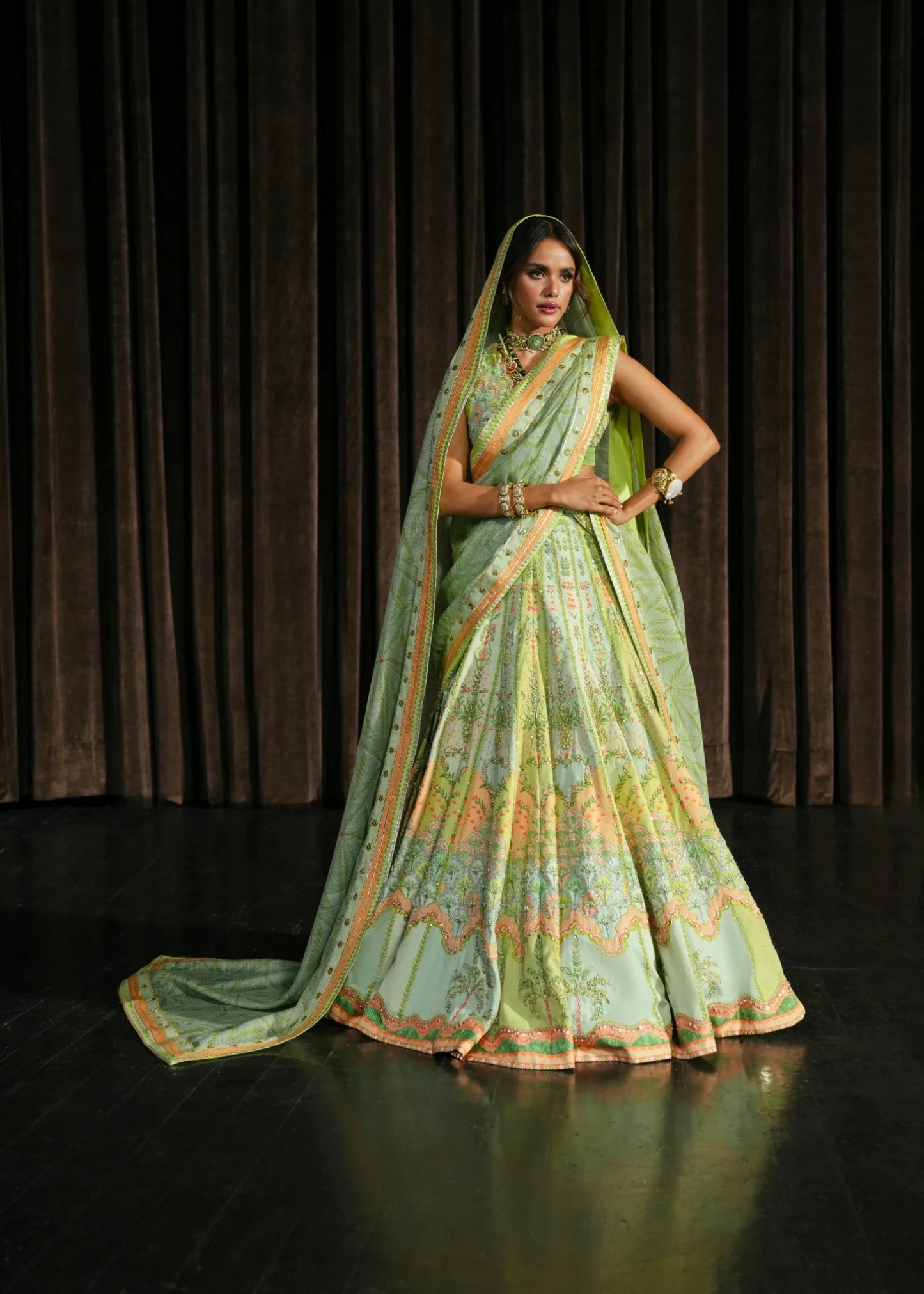 Mutiyaar |  Eid Prints | CRIMSON