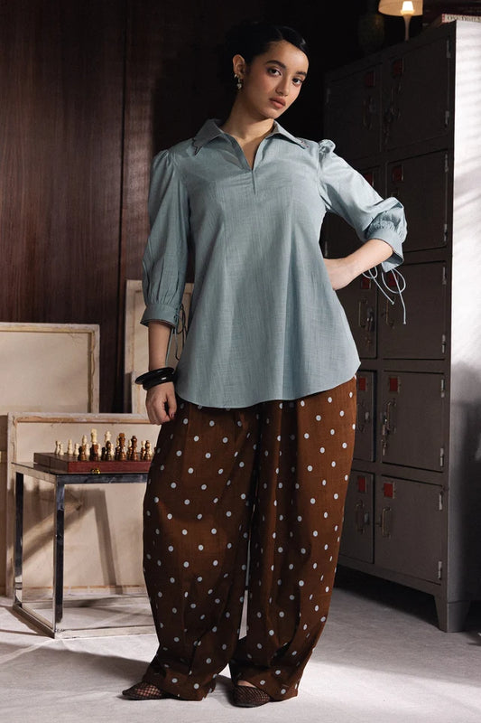 MARINE POLKA | New Arrivals | Love Coco By Zarashahjahan