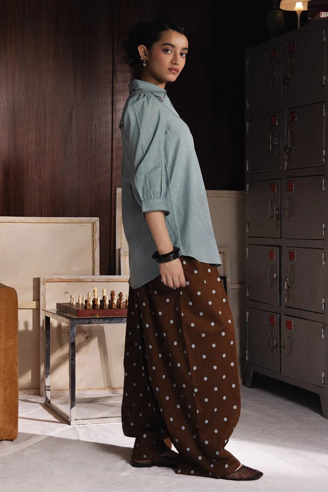 MARINE POLKA | New Arrivals | Love Coco By Zarashahjahan