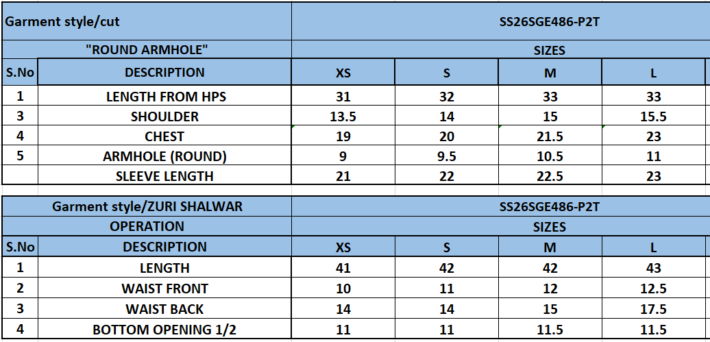 SS26SGE486P2T | New Arrivals | Sana Safinaz