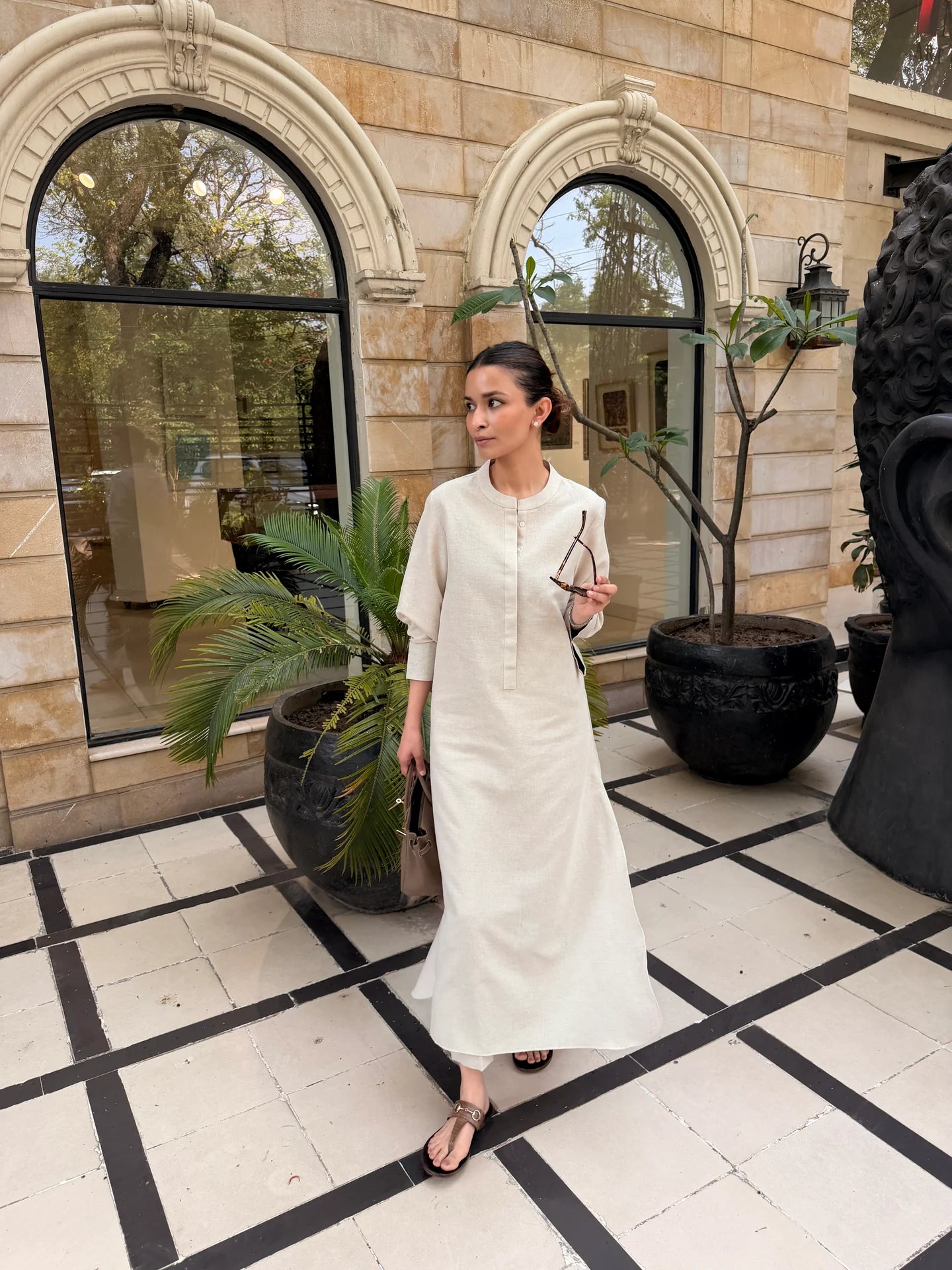 Beige Lana Set | Sak Atelier