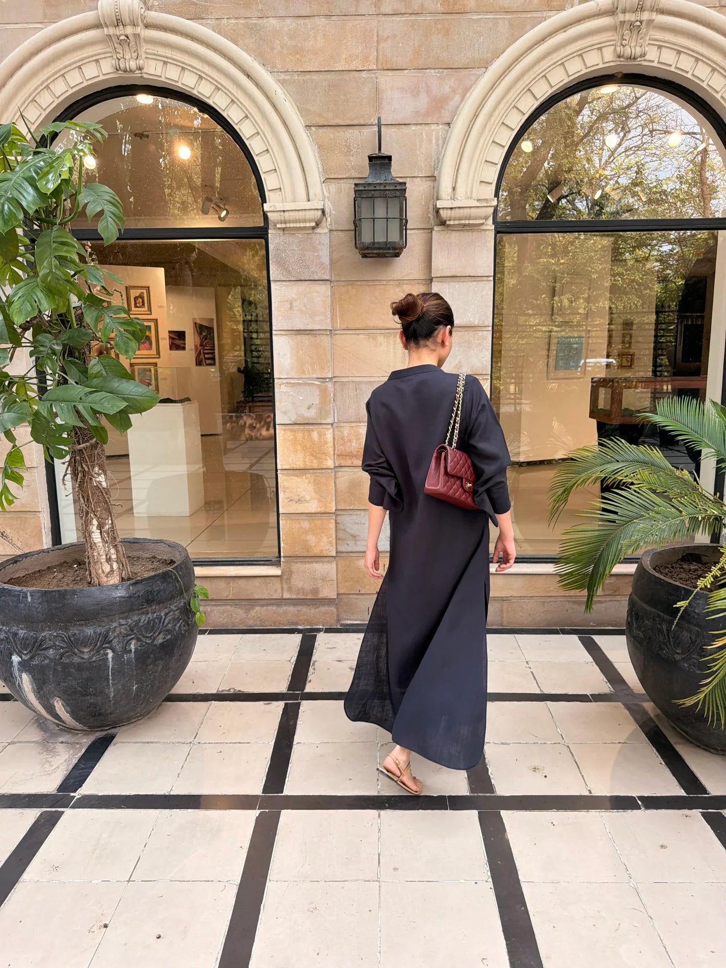Charcoal Navy Lana Set | Sak Atelier