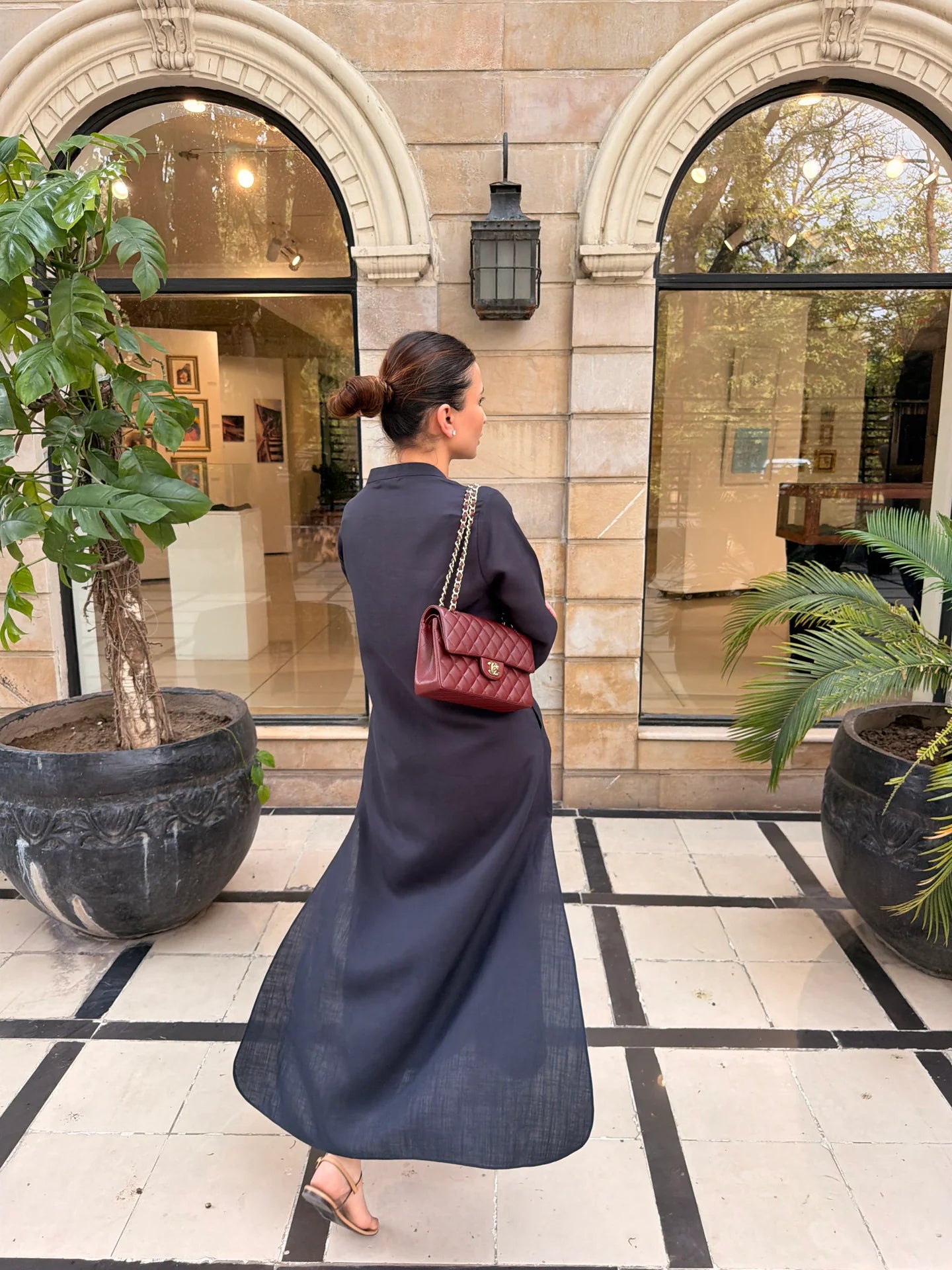 Charcoal Navy Lana Set | Sak Atelier