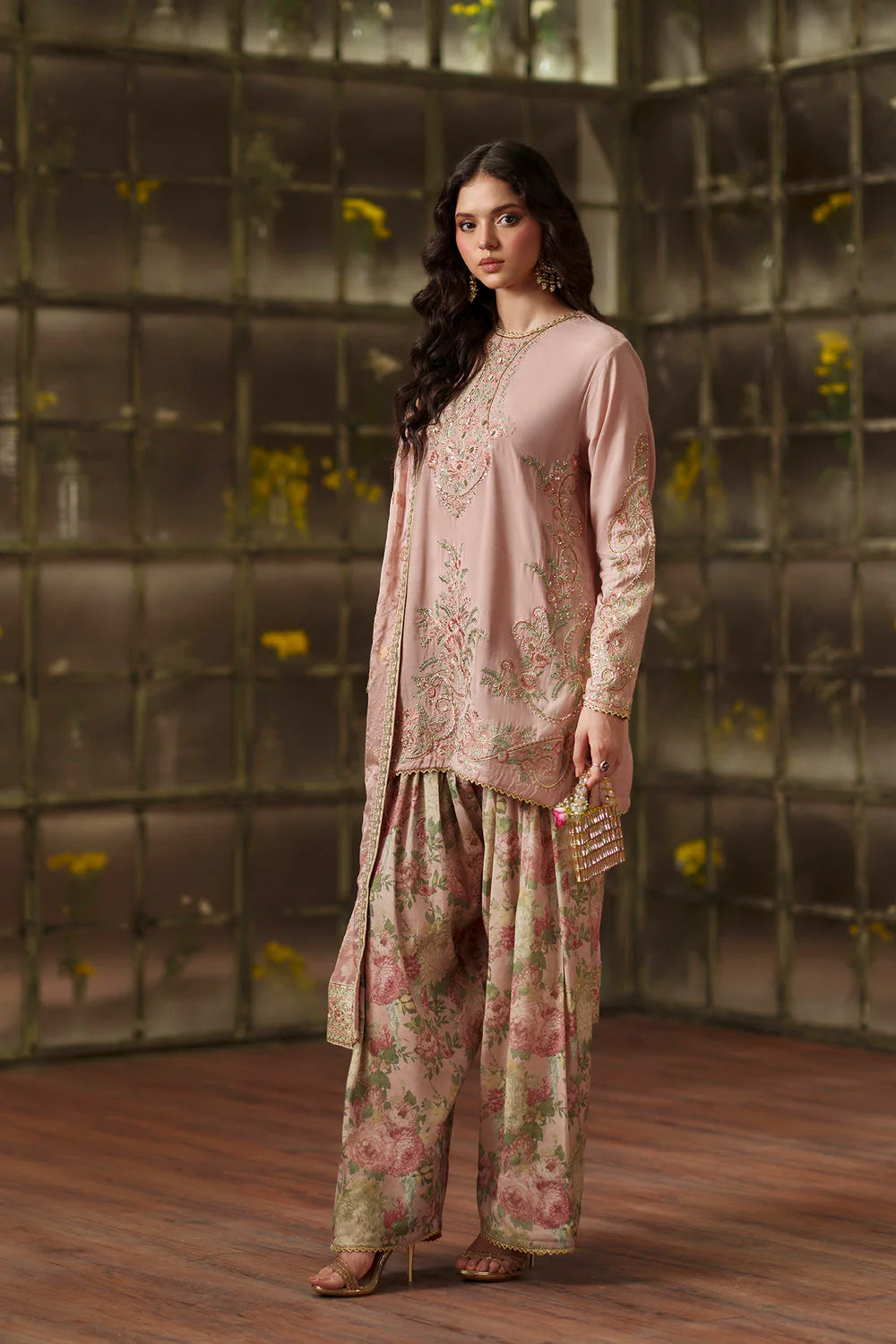 PALE CORAL | E1097/104/328 | Women Boutique HS Drop- 02 | Ethnc