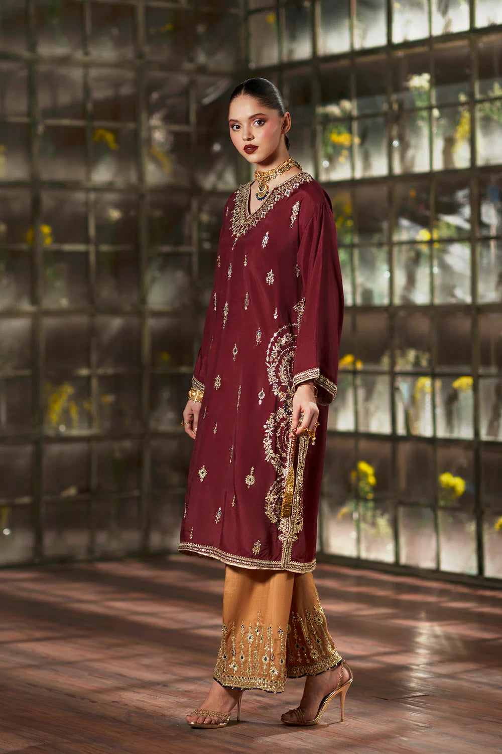 GRAPE WINE | E1111/104/304 | Women Boutique HS Drop- 02 | Ethnc