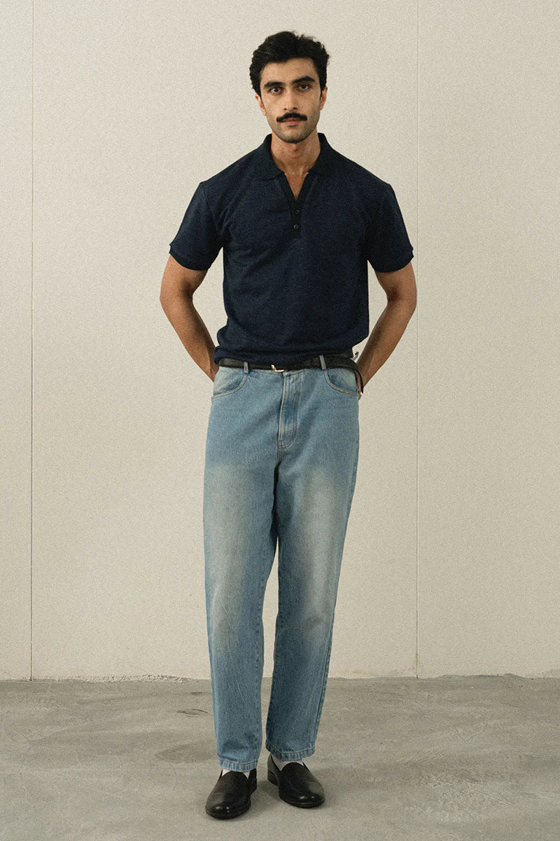 Navy Blue Polo Shirt | REPUBLIC MENSWEAR
