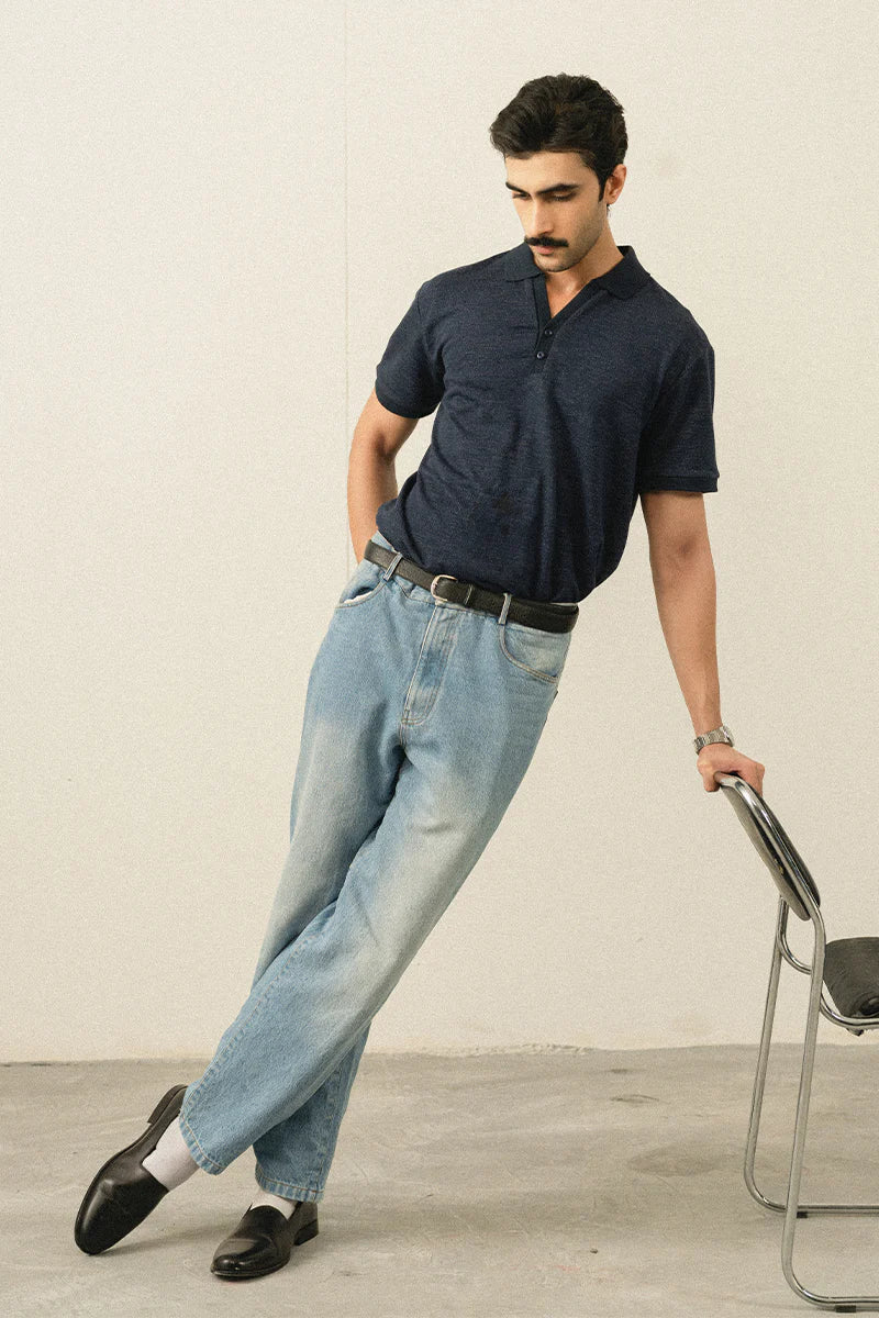 Navy Blue Polo Shirt | REPUBLIC MENSWEAR