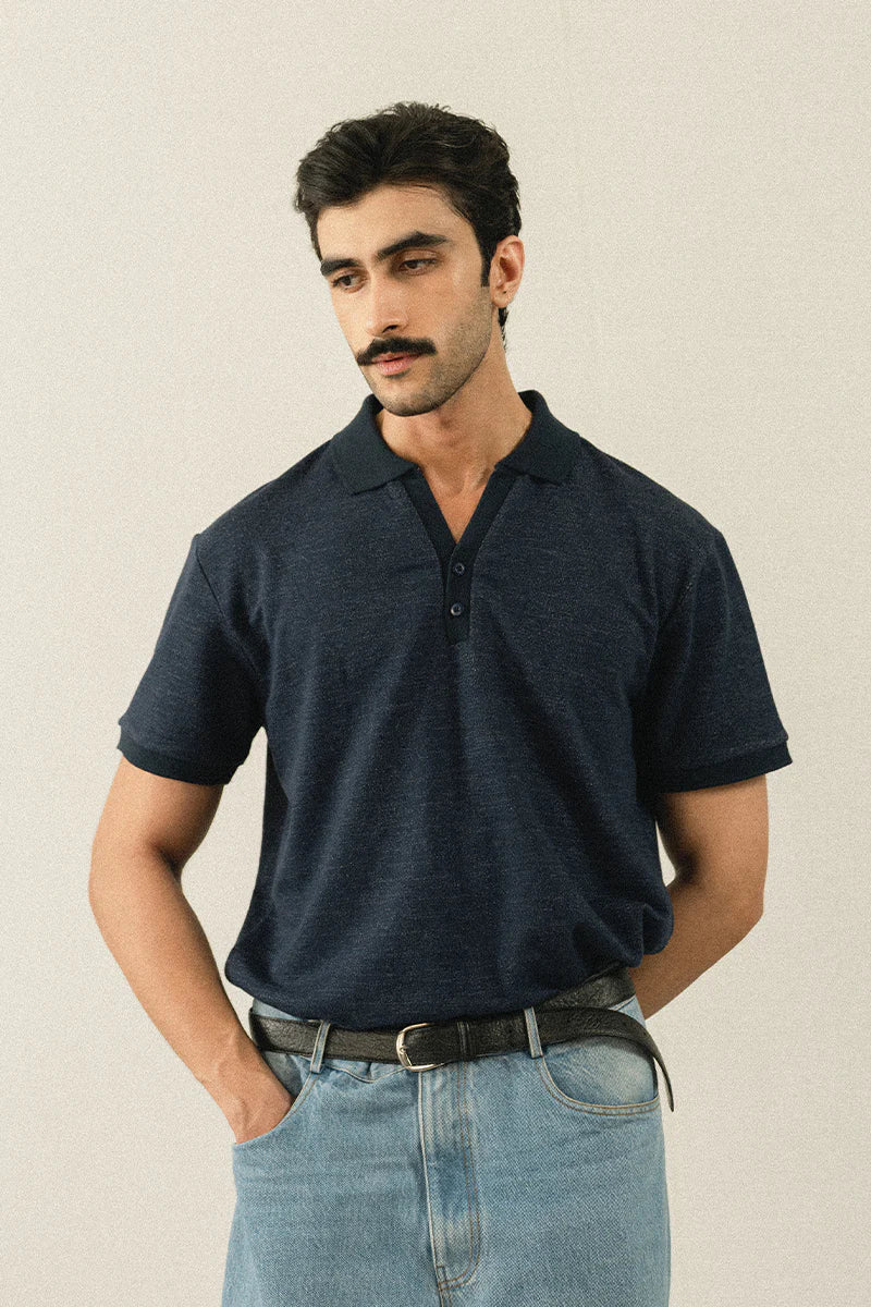 Navy Blue Polo Shirt | REPUBLIC MENSWEAR