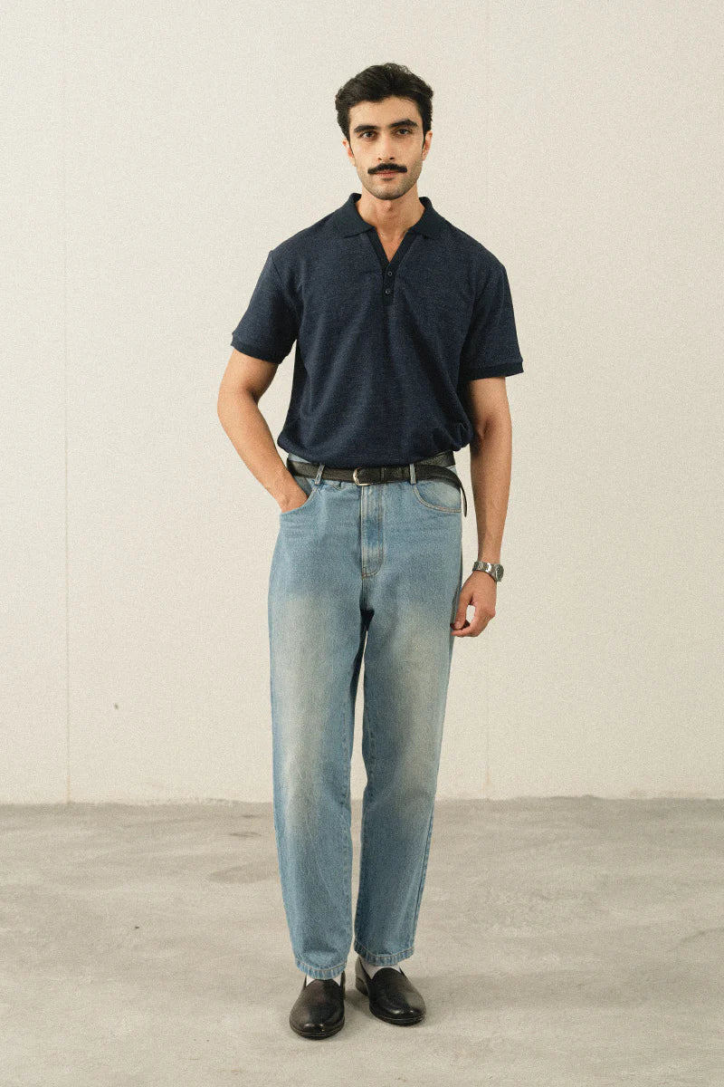 Navy Blue Polo Shirt | REPUBLIC MENSWEAR