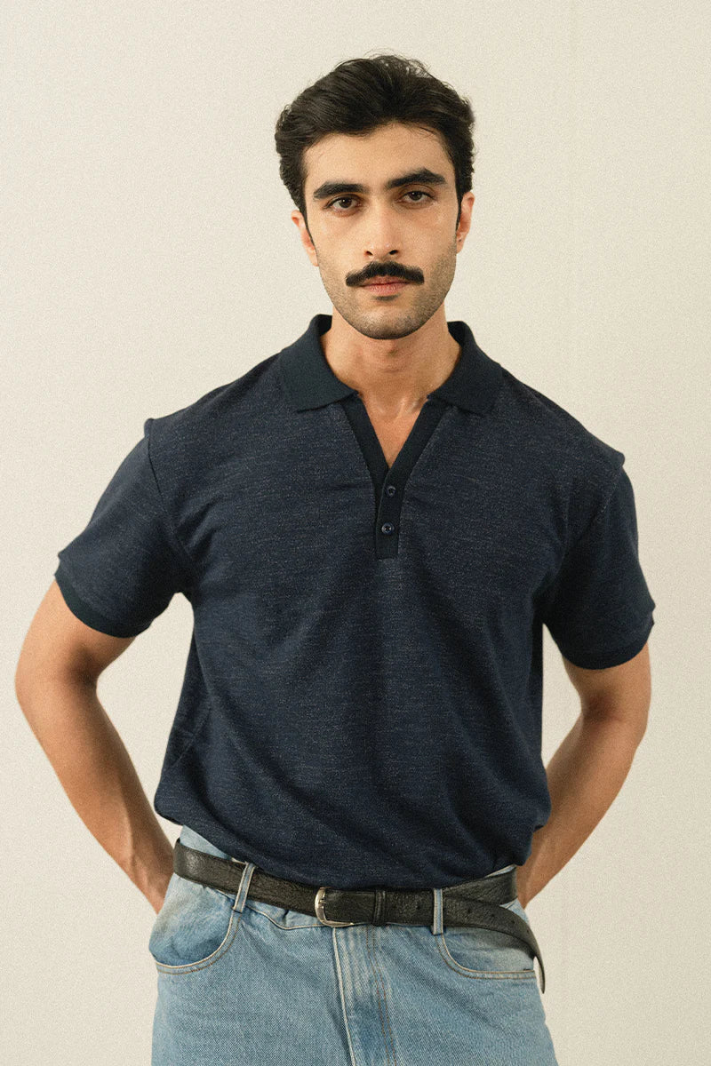Navy Blue Polo Shirt | REPUBLIC MENSWEAR