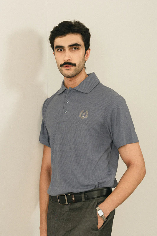 Smoke Grey Polo Shirt | REPUBLIC MENSWEAR
