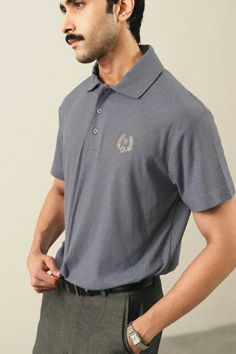 Smoke Grey Polo Shirt | REPUBLIC MENSWEAR