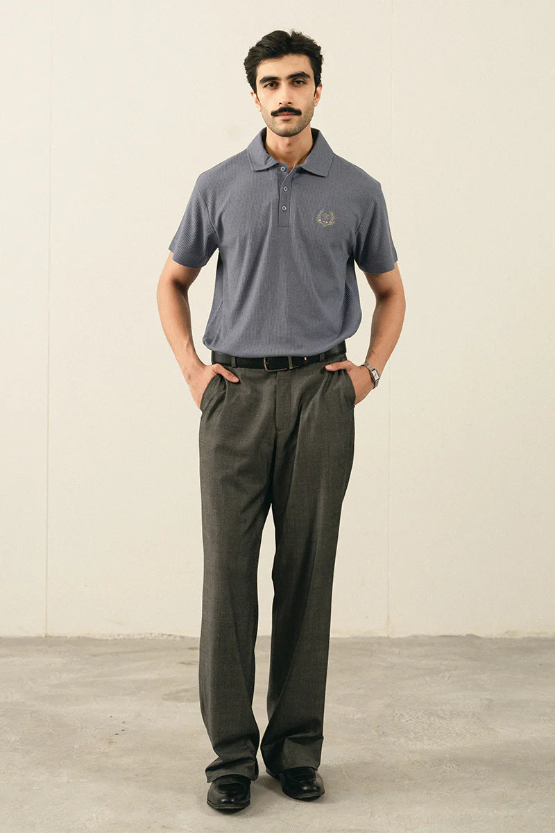 Smoke Grey Polo Shirt | REPUBLIC MENSWEAR