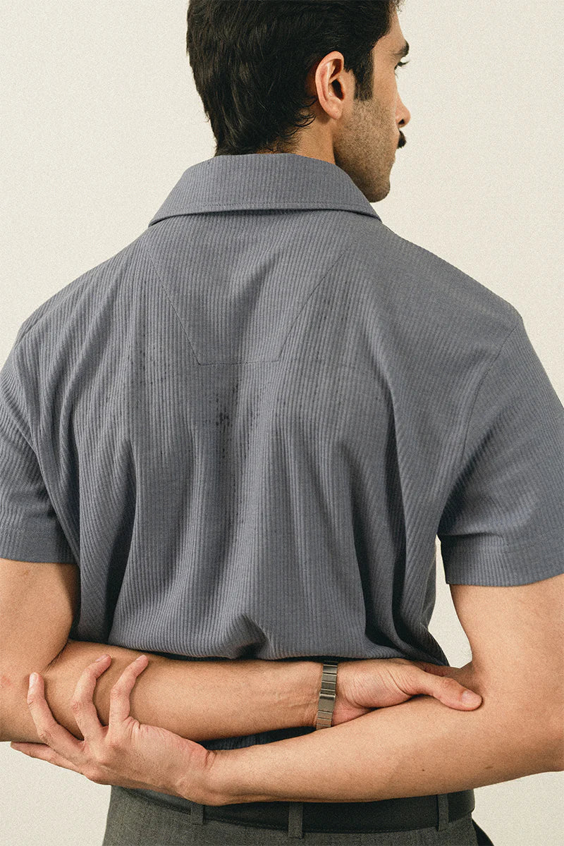 Smoke Grey Polo Shirt | REPUBLIC MENSWEAR