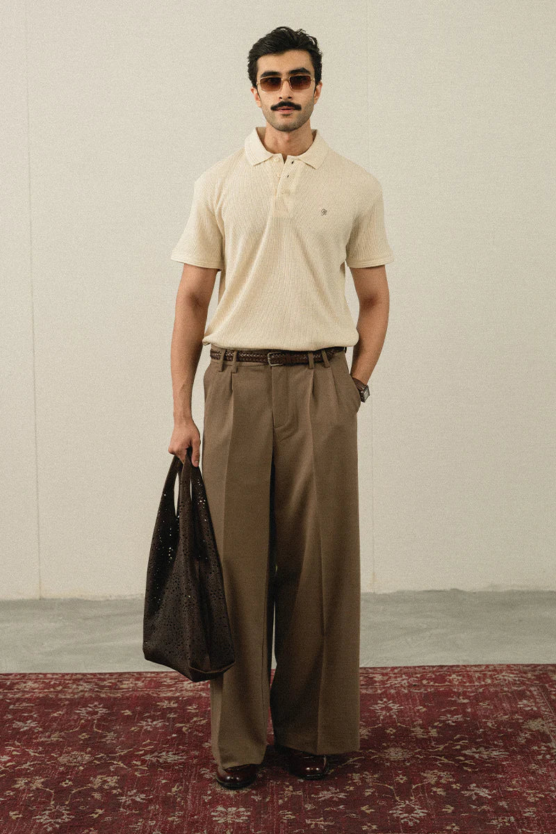 Cream Beige Polo Shirt | REPUBLIC MENSWEAR