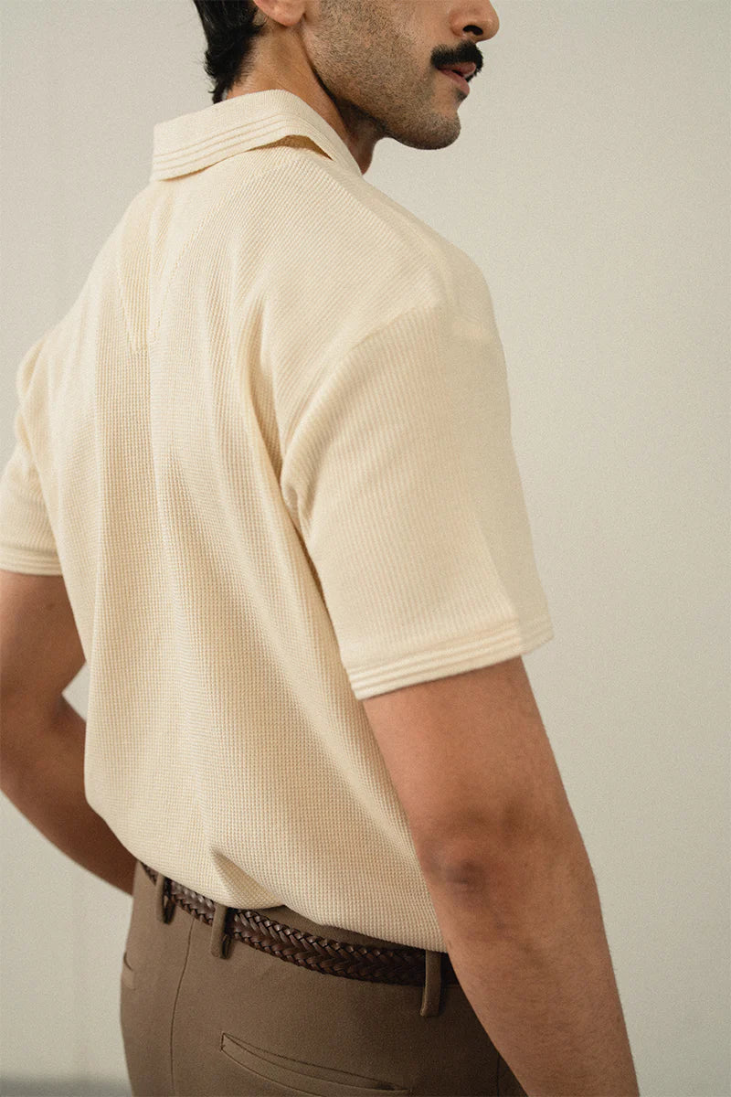 Cream Beige Polo Shirt | REPUBLIC MENSWEAR