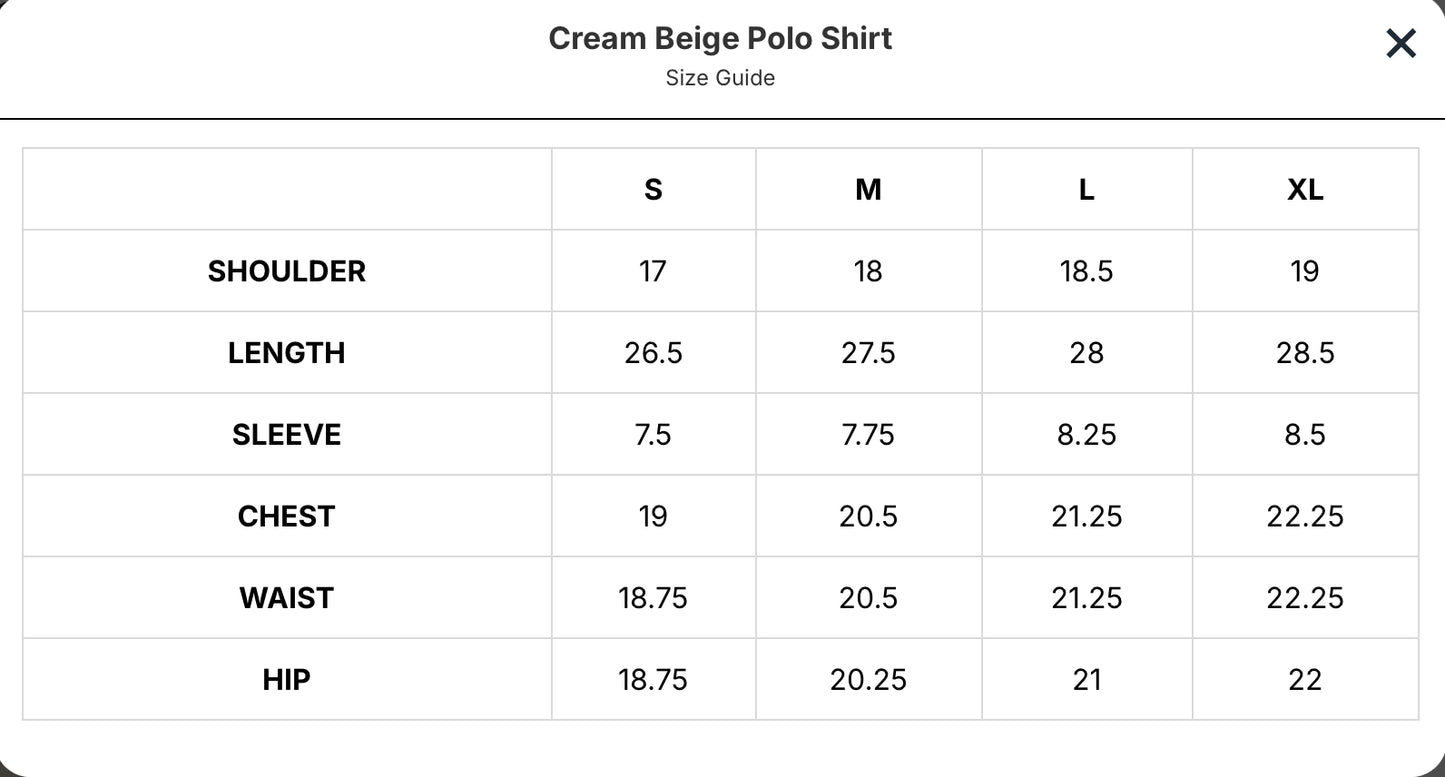 Cream Beige Polo Shirt | REPUBLIC MENSWEAR