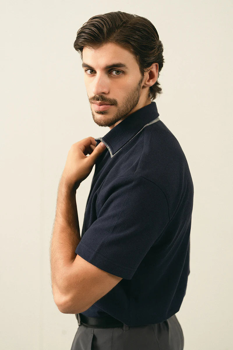 Navy Blue Polo Shirt | REPUBLIC MENSWEAR
