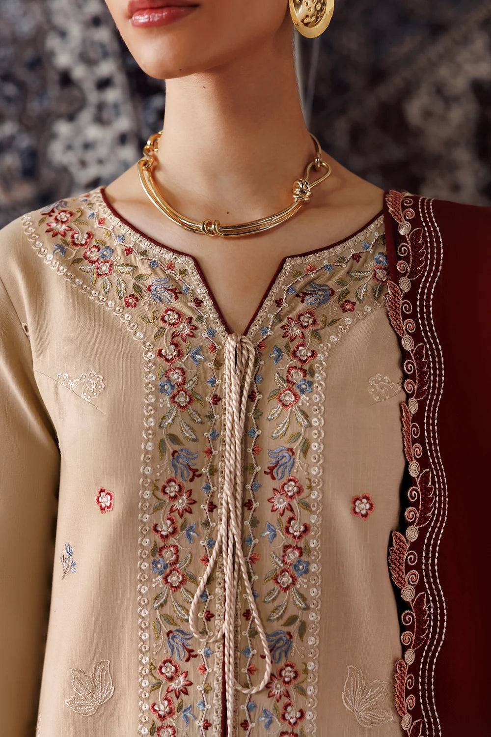 QLW-16 HAMNA | Qline Linen ‘26 | Qalamkar