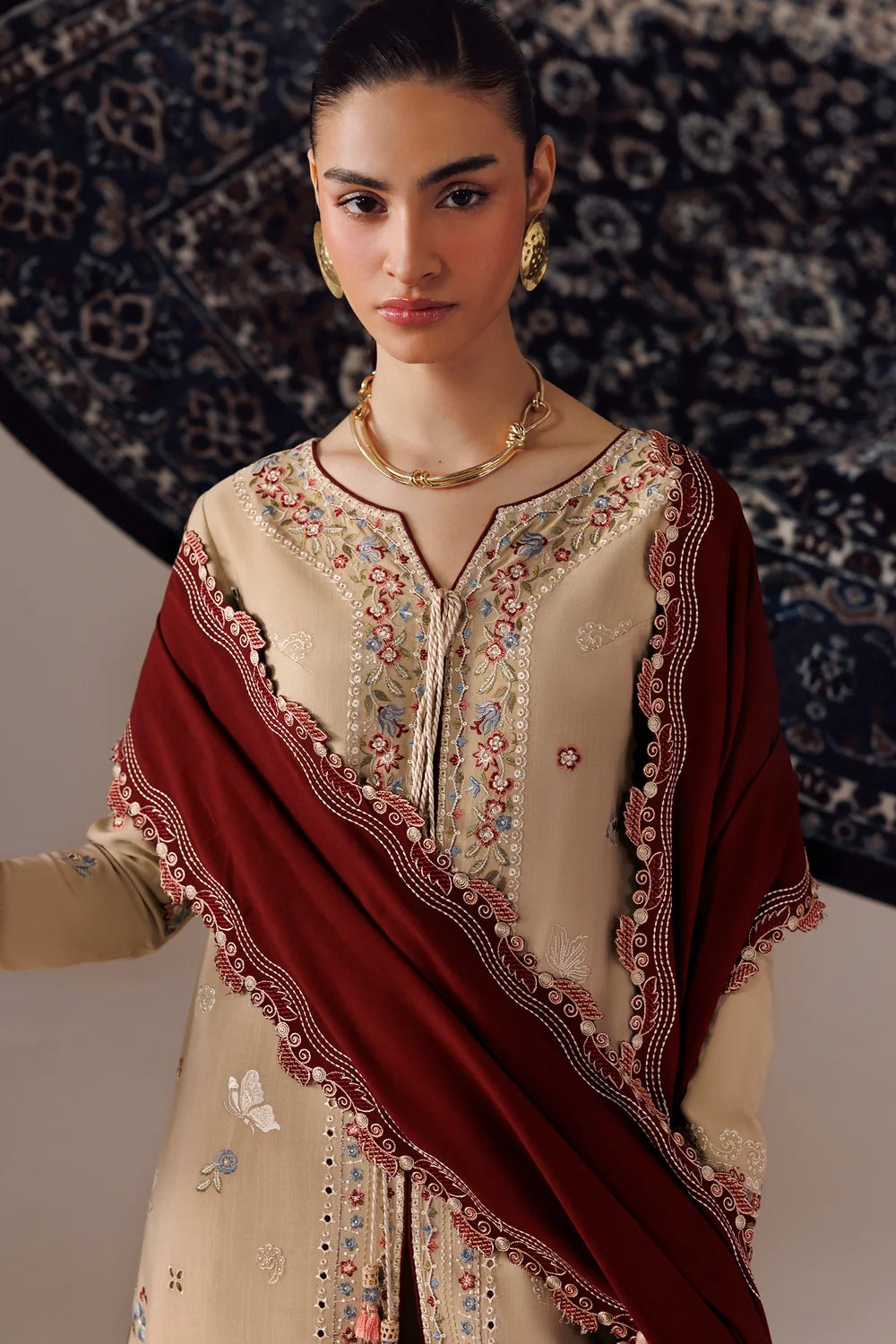 QLW-16 HAMNA | Qline Linen ‘26 | Qalamkar