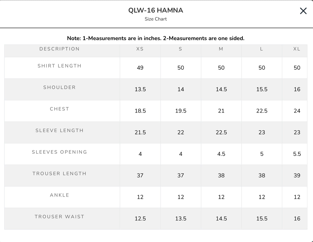 QLW-16 HAMNA | Qline Linen ‘26 | Qalamkar