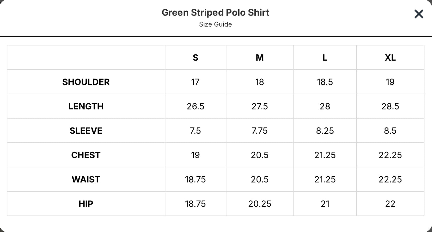 Green Striped Polo Shirt | REPUBLIC MENSWEAR