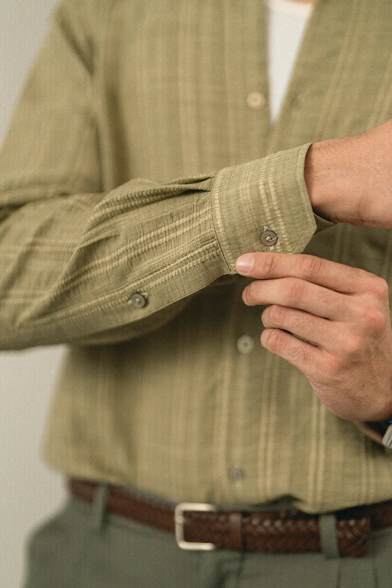 Olive Green Casual Shirt | REPUBLIC MENSWEAR