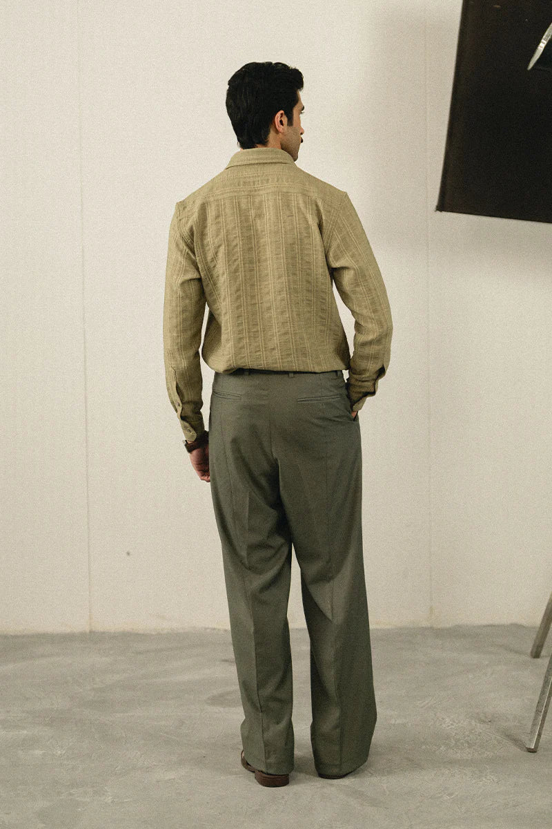 Olive Green Casual Shirt | REPUBLIC MENSWEAR