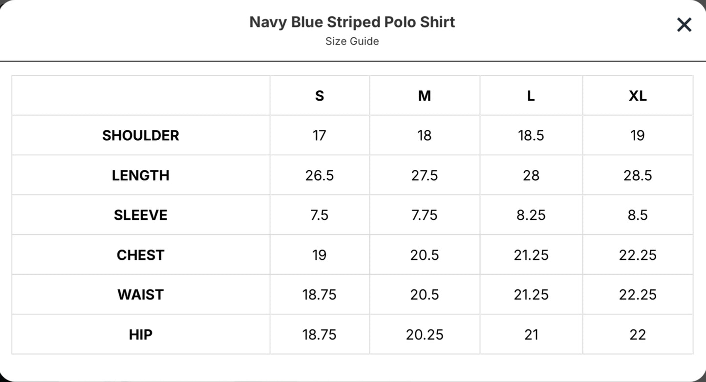 Navy Blue Striped Polo Shirt | REPUBLIC MENSWEAR