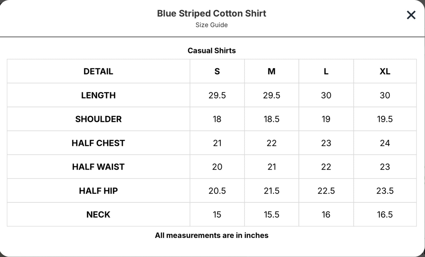 Blue Striped Cotton Shirt | REPUBLIC MENSWEAR