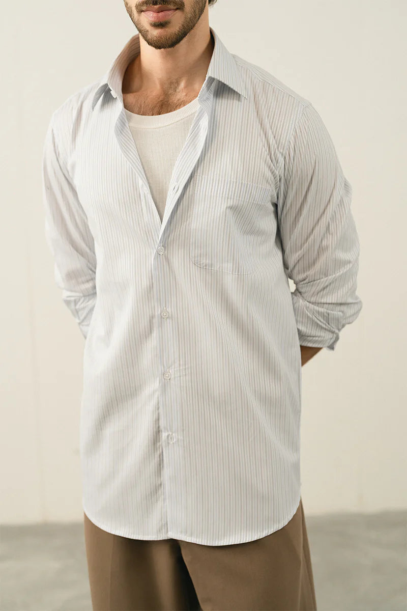 White Striped Shirt | REPUBLIC MENSWEAR