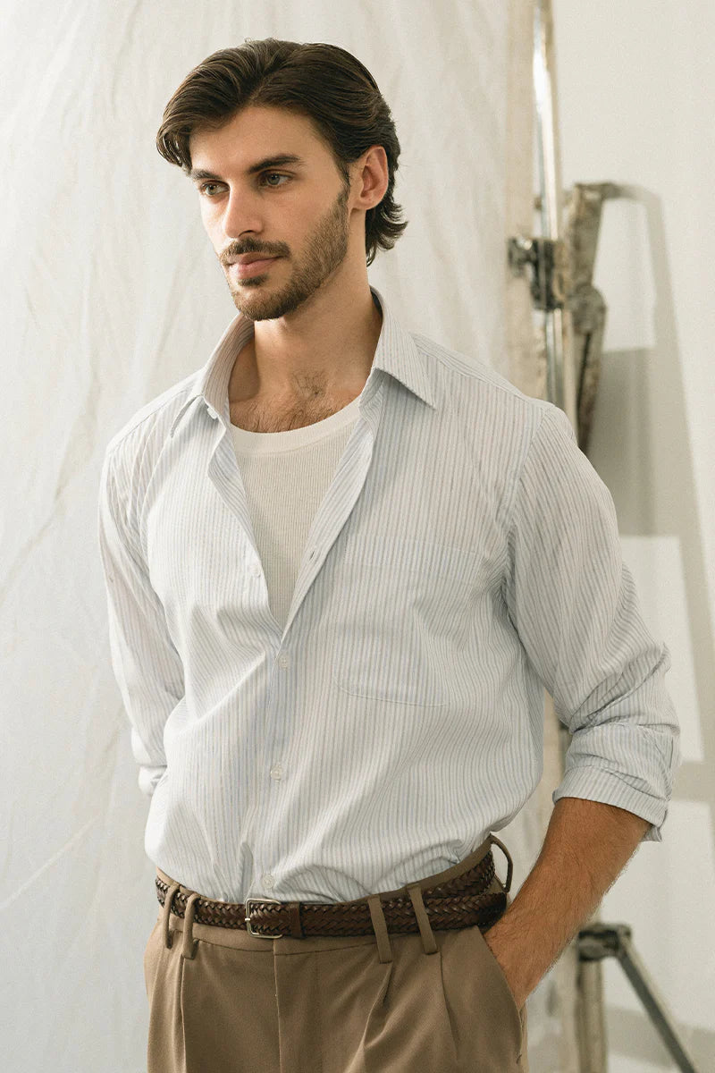 White Striped Shirt | REPUBLIC MENSWEAR