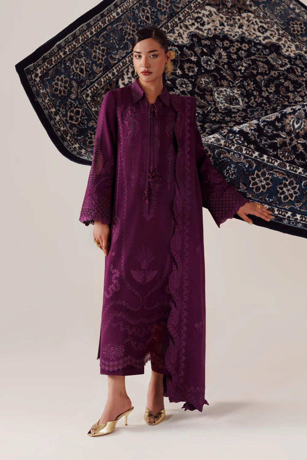 QLW-07 MAHEEN | Qline Linen ‘26 | Qalamkar