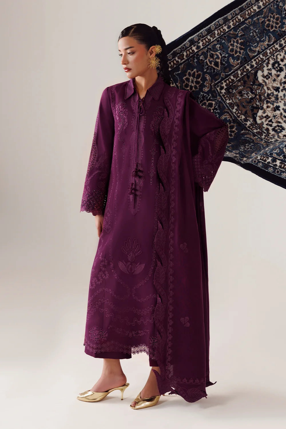 QLW-07 MAHEEN | Qline Linen ‘26 | Qalamkar