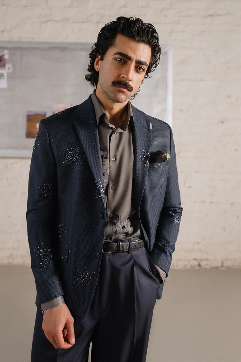 "Bleue" Single Breast Suit | REPUBLIC MENSWEAR