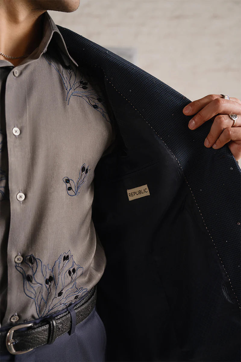"Bleue" Single Breast Suit | REPUBLIC MENSWEAR