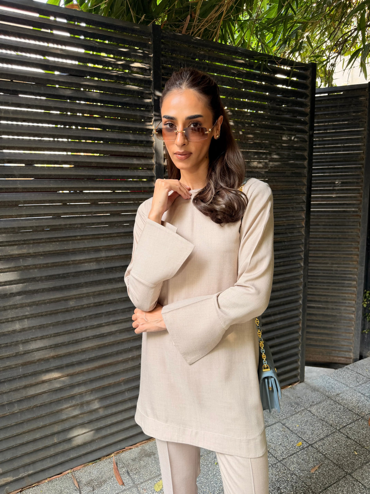TOASTED ALMOND POWER TUNIC | NEW IN | SAK ATELIER