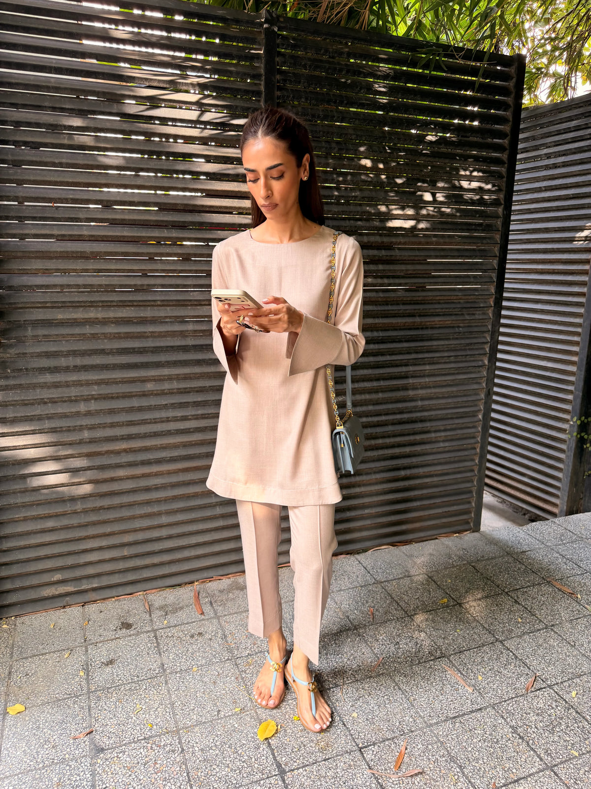 TOASTED ALMOND POWER TUNIC | NEW IN | SAK ATELIER
